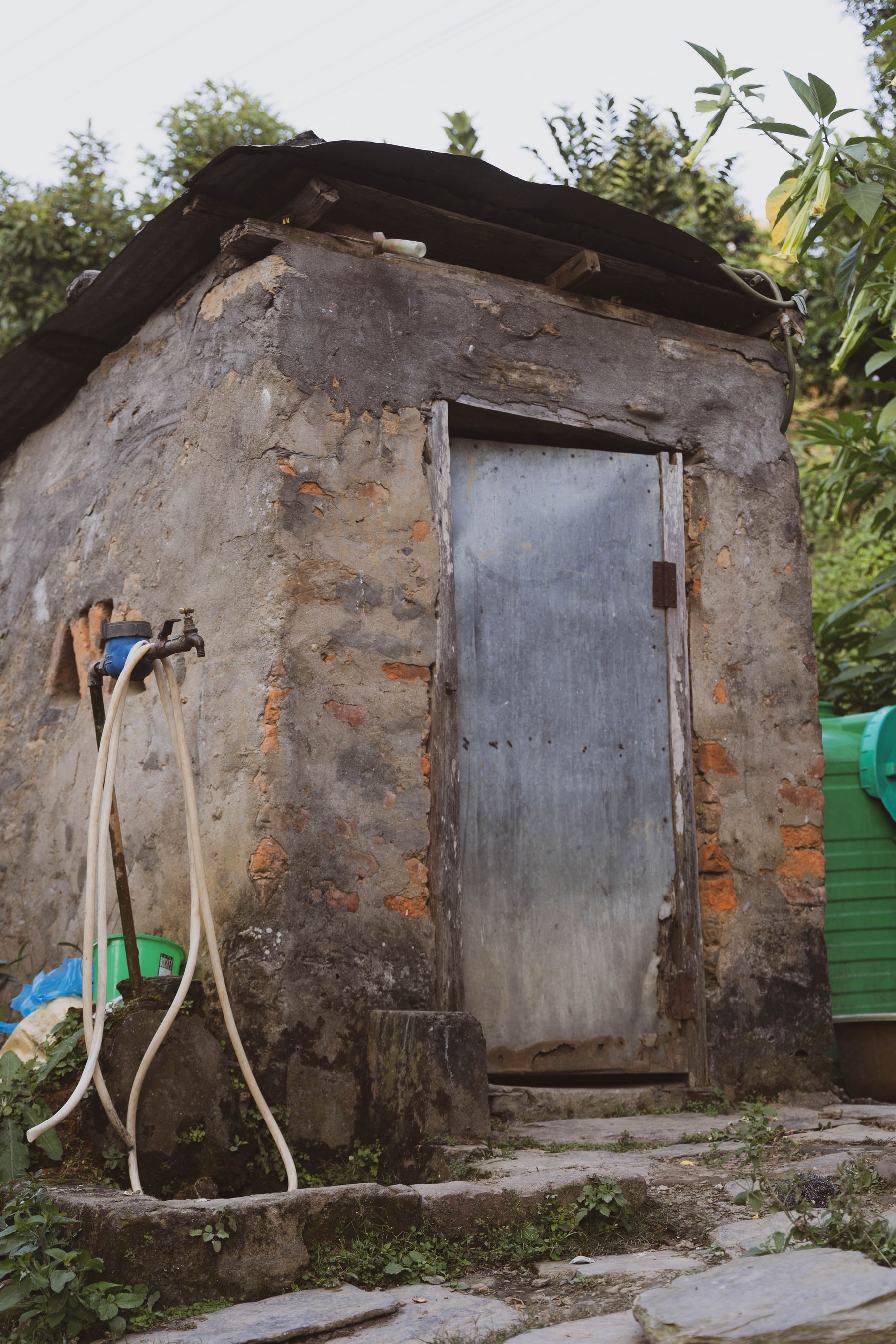 Cement Outhouse